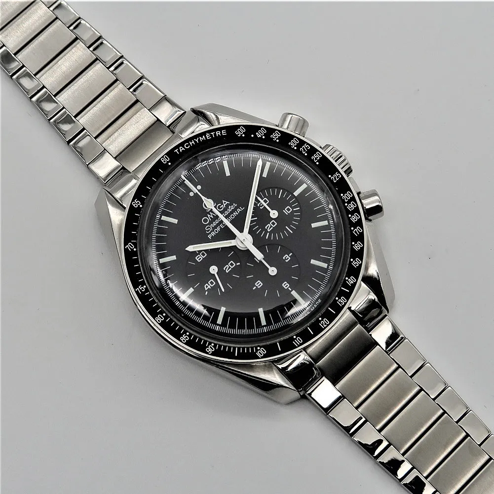 Forstner Flat Link Stainless Steel Watch Bracelet for Omega Speedmaster