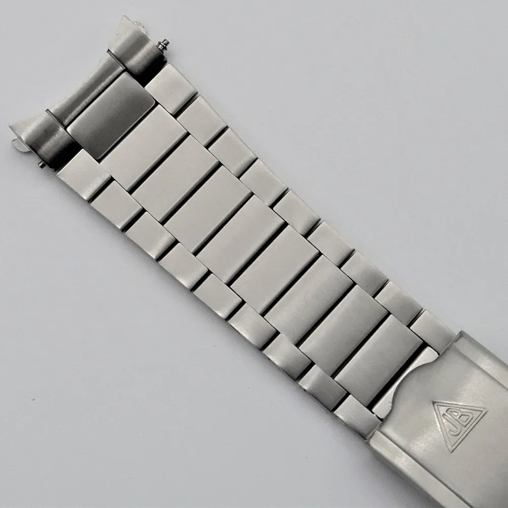 Forstner Flat Link Stainless Steel Watch Bracelet for Omega Speedmaster