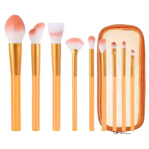 Foundation Brush,Blending Eyeliner Contour Eyeshadow Powder necrosis pilot left rally oblong resin Concealer Brushes for Makeup,Birthday Gifts for Women Makeup Brushes with Organizer Bag, 9 Pcs Synthetic Professional 