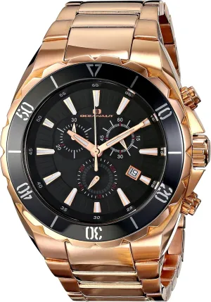 franklin genesis quilt eternal OC5126 Seville Analog Display Quartz Rose Gold Watch Oceanaut Men's 