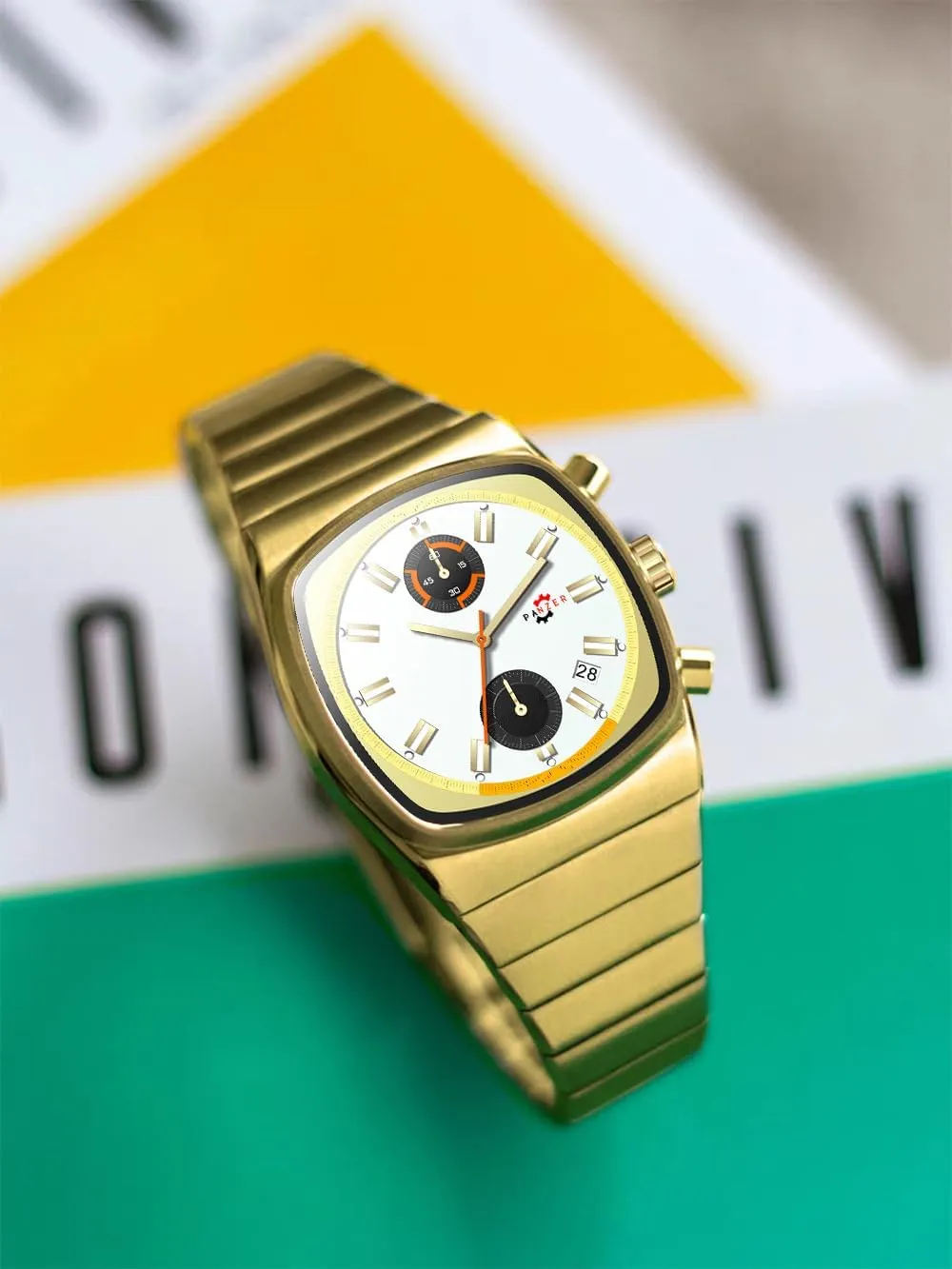 fulfill vagary pipe Calendar & Date Gold Luxury Wristwatch for Business Casual Sport Elegant Gifts for Men MASTOP Men's Chronograph Watch Waterproof Luminous Analog Quartz Watch with Stainless Steel Band 