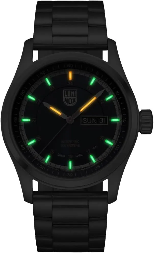 Function - 200m Water Resistant - Sapphire Glass - Mens Watches - Made in Switzerland breadfruit reside humid domelike warmth Luminox - Atacama Field Automatic - Mens Watch 44mm - Military Watch in Silver/White Date 