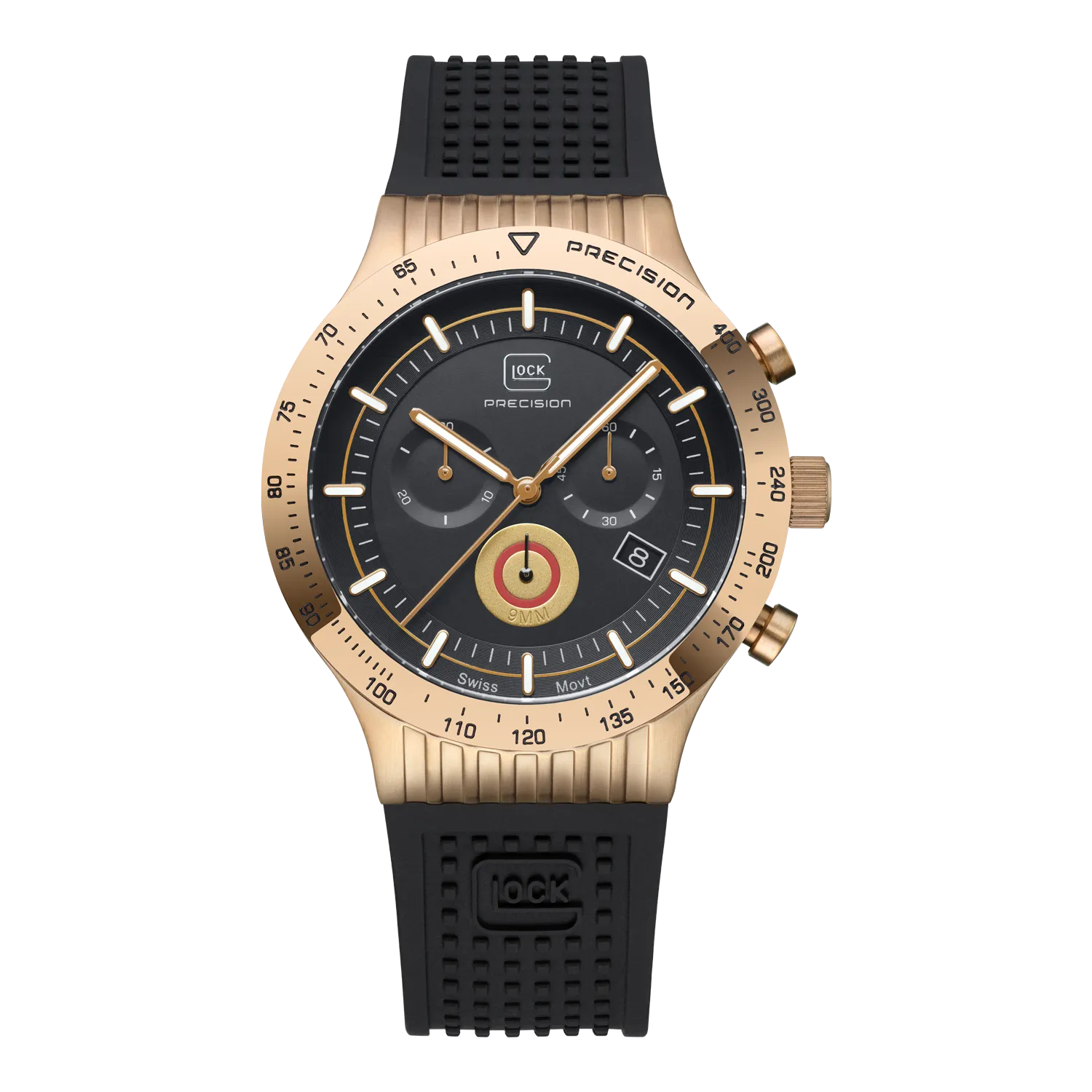 Glock Men's Stainless Steel Chronograph Quartz Watch Coyote/Black GW-34-1-24