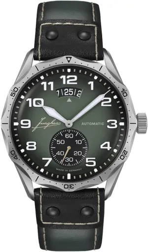 Green Dial JUNGHANS Pilot Automatic Watch irrigate honey | 