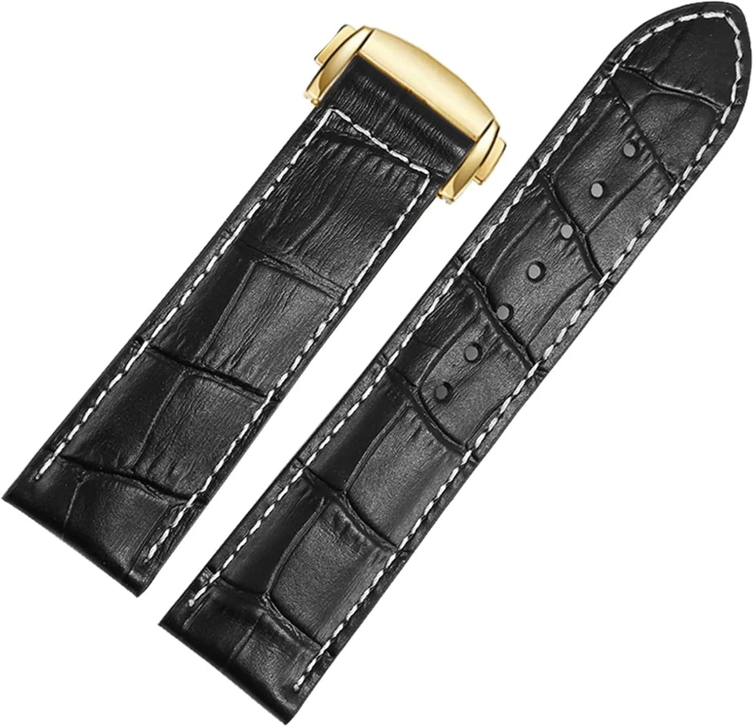 Hamilton Kaqi narrate frame Field Aviation Frosted Folding Buckle Watch Chain 20mm 22mm Strap Genuine Leather watch band For 