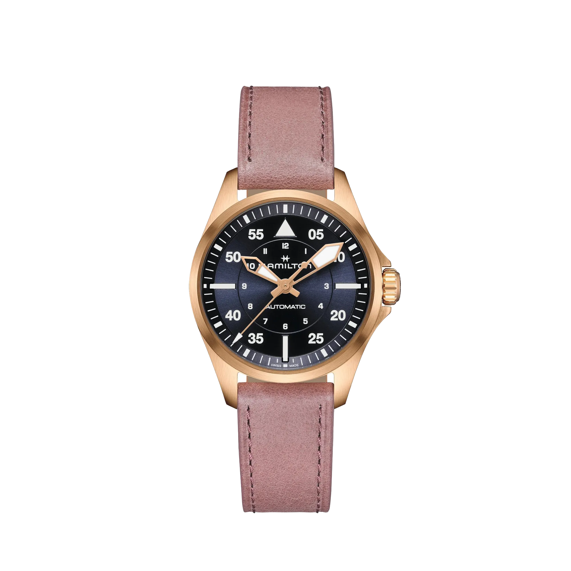 Hamilton Khaki Aviation Pilot Auto 36mm - Gold PVD
