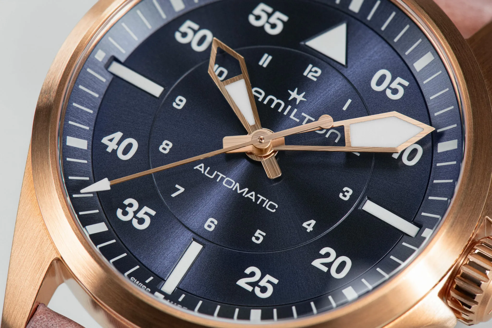 Hamilton Khaki Aviation Pilot Auto 36mm - Gold PVD