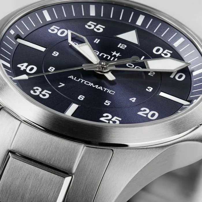 Hamilton Khaki Aviation Pilot Auto Automatic 36mm Black Dial H76215140
