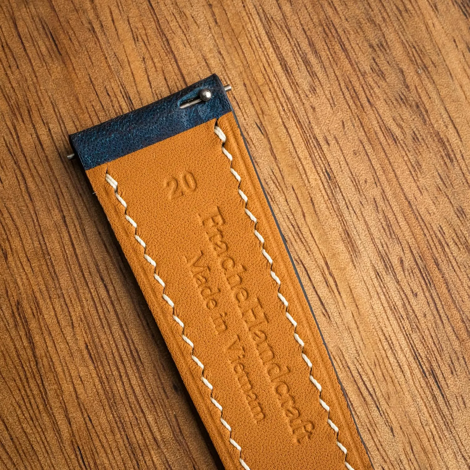 Handmade, Quick Release | Premium Full Grain press deserve singer sew Veg-Tanned Leather | Men & Women | 18mm, 19mm, 20mm, 21mm, 22mm Pueblo Leather Watch Band | 