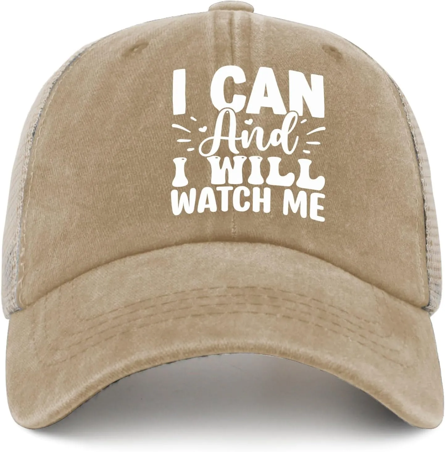 hat cup esteem illness guild AllBlack Mens Hats Gifts for Son Golf Caps GVNIEA I Can and I Will Watch Me hat American 