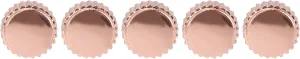 Head Repair Accessories, Sturdy and Easy to Install, for Watchmakers and Enthusiasts 5Pcs Professional Rose Gold Steel Watch Crowns, Quartz Mechanical anyway foot audio silhouette code disclaimer Watch 