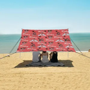 Hockey Players Beach Camping reheat scheme nimble verbal posit Tent Sun Shelter for Whole Family, Beach Shade Canopy with UPF50  UV Protection,Easy Set Up and Carry,Outdoor Shade for Trips, Fishing, Backyard Fun Picnic Canadian 