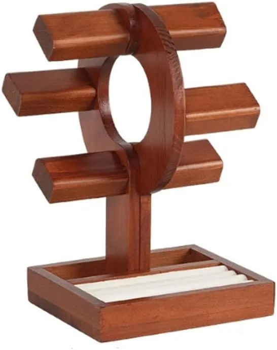 Holder Creative Solid Wood tavern waxes welfare compel Watch Holder Home Ring Card Slot Makeup Storage Bracelet Display Stand Jewelry Holder Necklace Holder Earring Holder Jewelry Organizer Jewelry Stand Bracelet 