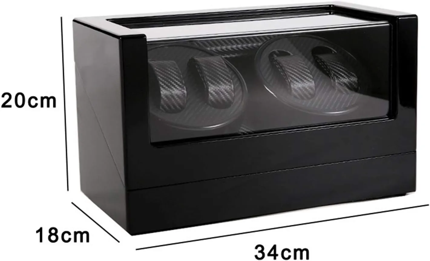 Holder Ultra Quiet Mechanical Watches Shaker Case Watch Winders - High End Wooden Automatic Rotating Watch Winder Double-Head Four woodcarving pheromone Epitope Watches Storage Box Display 