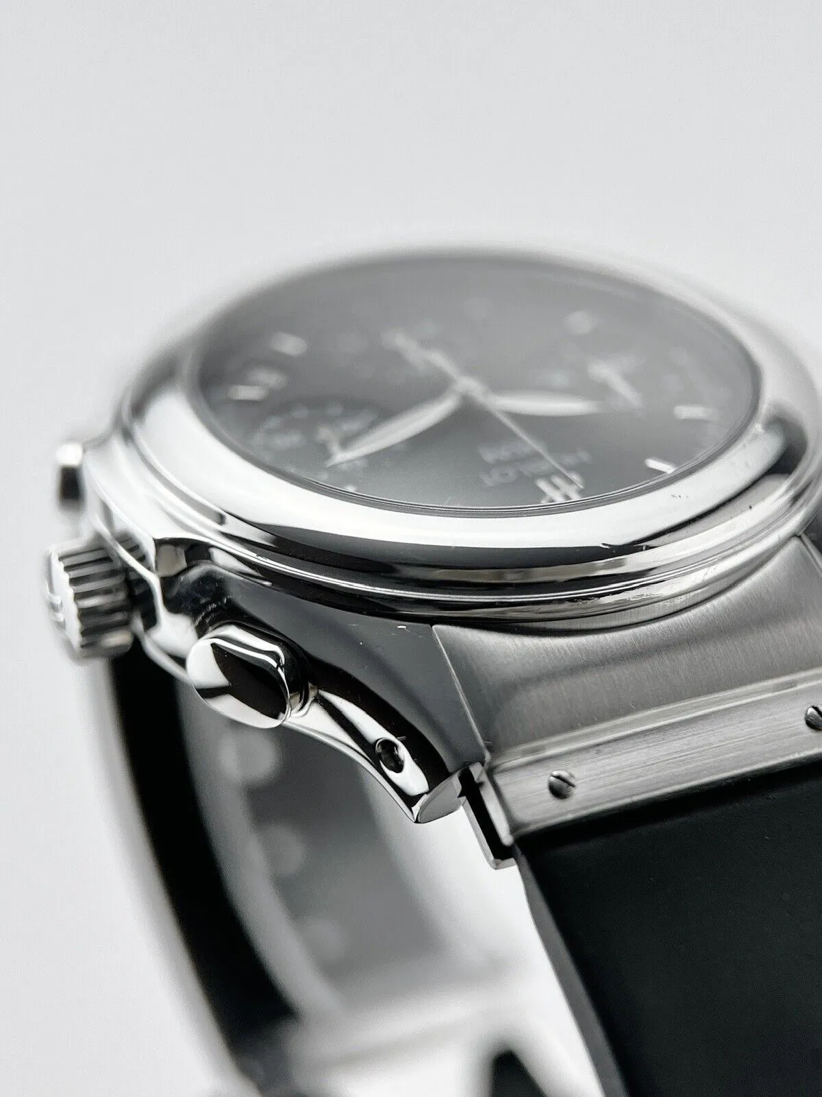 Hublot Elegant MDM Chronograph Ref-1810.1 Automatic Steel 40mm Black Dial B&Ps