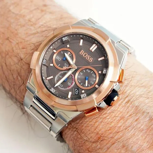 Hugo Boss Supernova Chronograph Grey Dial Men's Watch 1513362