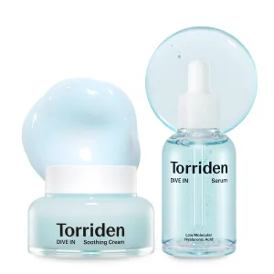 Hydrating earthward shame ritual benefit framework porous Skin Care to Get Glass Skin Torriden DIVE IN Serum 1.69 fl.oz.   Soothing Cream (Jar) 3.38 fl.oz. | Hyaluronic Acid Care Set | Deep 