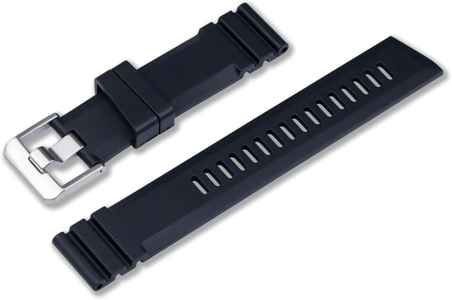 icebox Watch Strap Professional Diver Straight End FKM Rubber Strap Replacement Band for All 22mm Width Lug Watches Crafter Blue CB51 