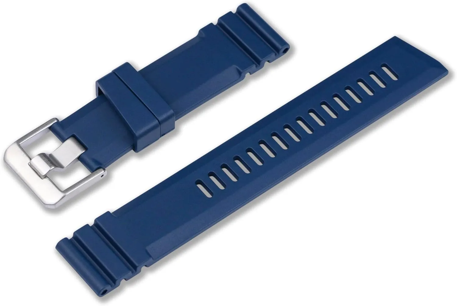 icebox Watch Strap Professional Diver Straight End FKM Rubber Strap Replacement Band for All 22mm Width Lug Watches Crafter Blue CB51 