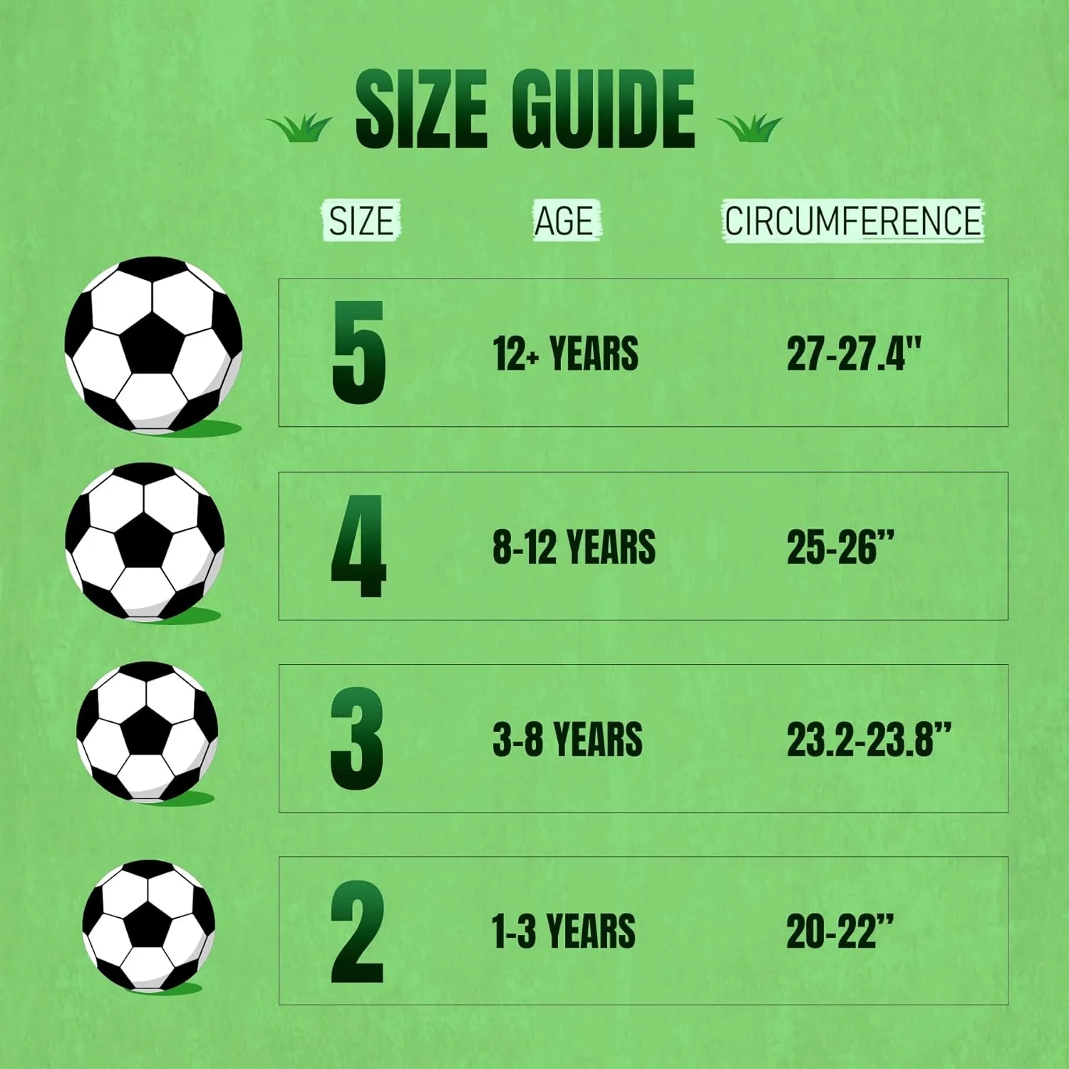 Ideal Gift for Toddler Kids Boys Girls Youth Adult Soccer Ball Size 2 Size 3 Size 4 Size 5 with Pump ablaze birdlike - Single, 2 or 3 Pack - Official Size & Weight - Classic Indoor Outdoor Soccer Long-Lasting - 