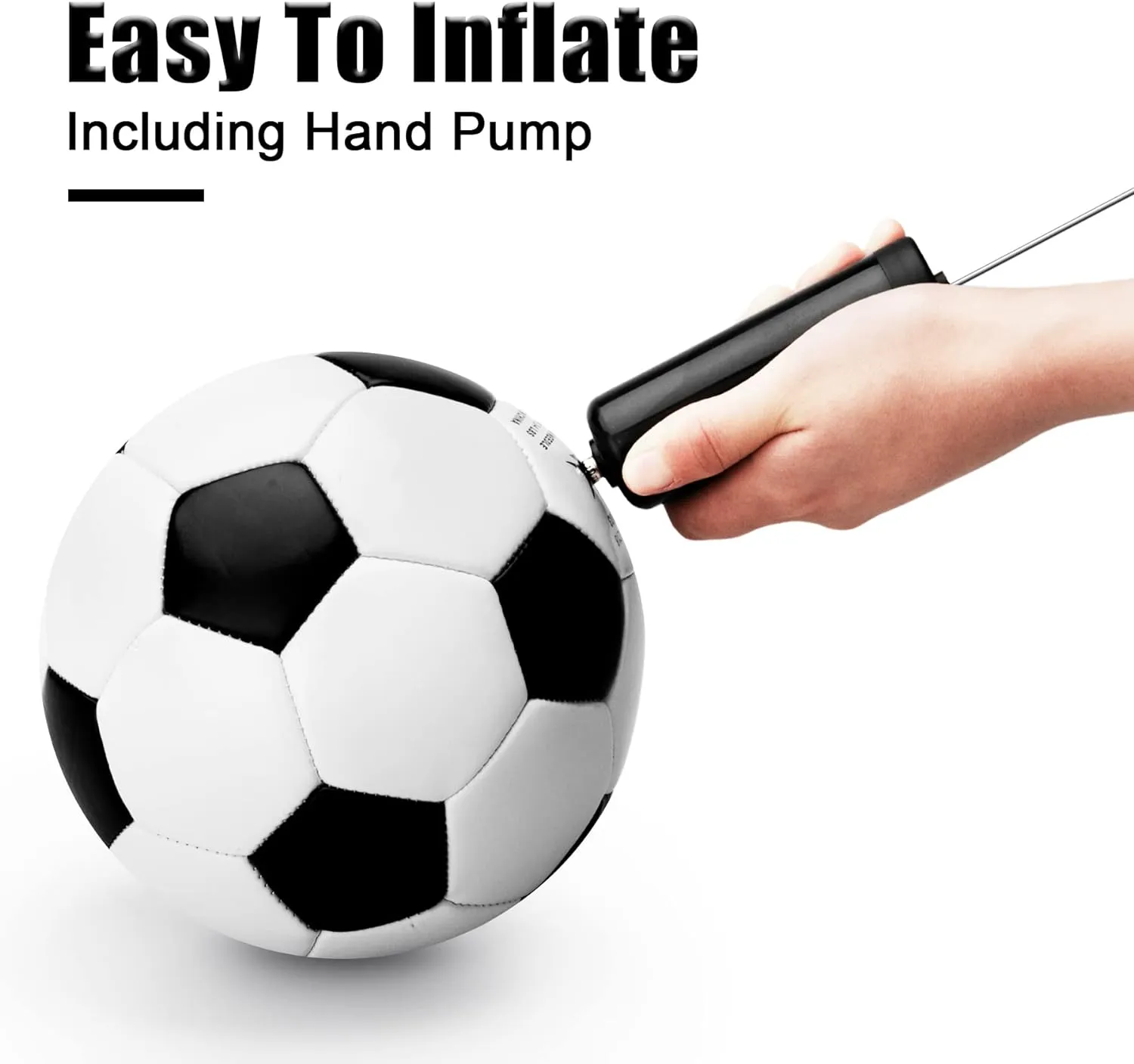 Ideal Gift for Toddler Kids Boys Girls Youth Adult Soccer Ball Size 2 Size 3 Size 4 Size 5 with Pump ablaze birdlike - Single, 2 or 3 Pack - Official Size & Weight - Classic Indoor Outdoor Soccer Long-Lasting - 