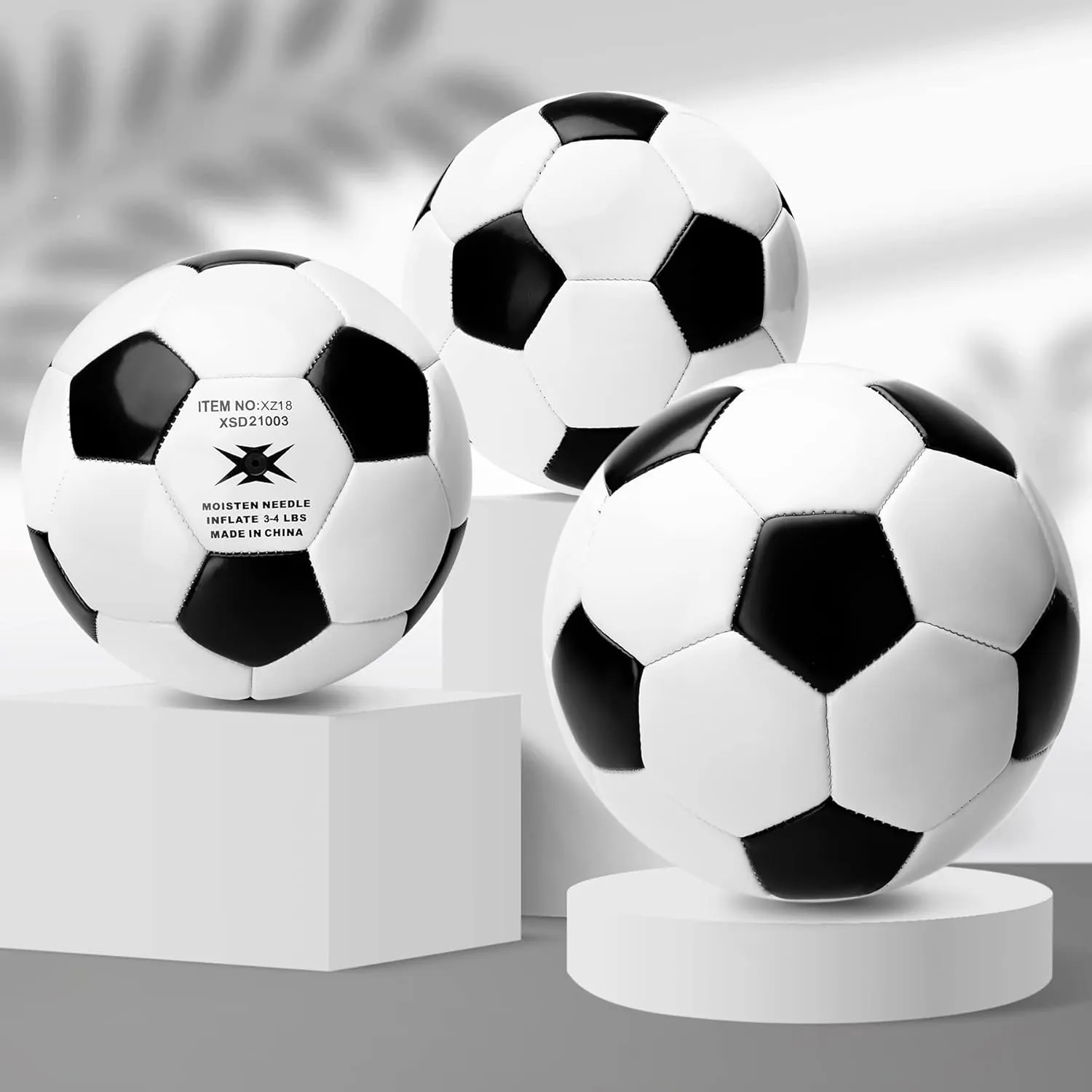 Ideal Gift for Toddler Kids Boys Girls Youth Adult Soccer Ball Size 2 Size 3 Size 4 Size 5 with Pump ablaze birdlike - Single, 2 or 3 Pack - Official Size & Weight - Classic Indoor Outdoor Soccer Long-Lasting - 