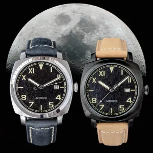 Italian Watch Style Luminous Men's Watch high-Finish Stable Mechanical Watch Leather (Color : As Shown) Automatic Mechanical Movement confusion Watch 