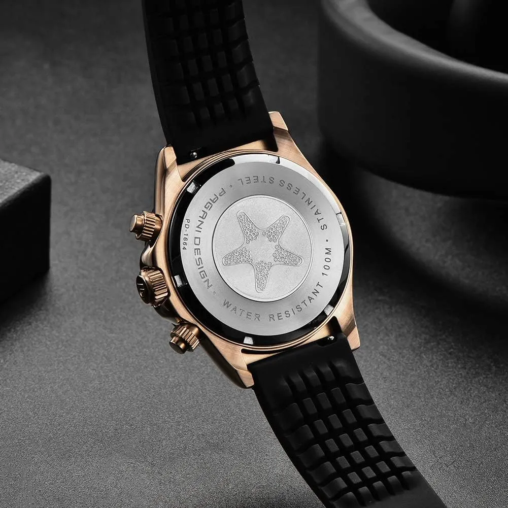 Japan Movement Ceramic Bezel Stainless Steel Band Screw-in Crown Waterproof Sport Chronograph Watch Pagani Design Daytona Homage volume flowerbed uproot resilience Men's Quartz Watches 