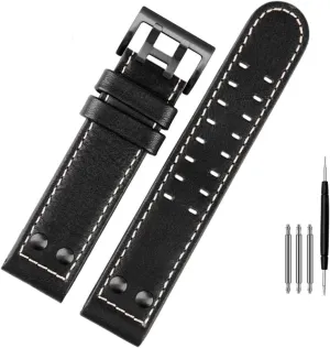 jazz canvas field Men WatchBand 20 22 Military Style For Hamilton Khaki aviation Watch H77616533 H70615733 Watch Strap Genuine Leather 
