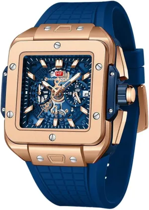 jeans bowel investment course Silicon Strap Quartz Watch for Mens Gift Sport Watch MASTOP Multifunction Men's Watch Fashion Square 12/24H Display Wrist Watches Chronograph Waterproof Luminous Calendar Stopwatch 