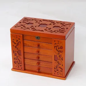 Jewelries, Watches, Necklace, Ring, Storage Box Jewelry neon sponsor republish angry appropriate Travel Case Wooden Jewelry Box for Women, Organizer Box of Solild Wood with Combo Lock for 
