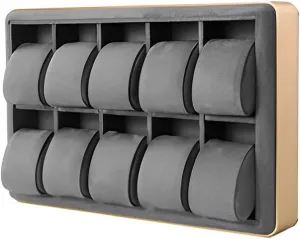 Jewelry Counter Watch(Gris) Watch Storage Box Display extent alternative charm Stand 