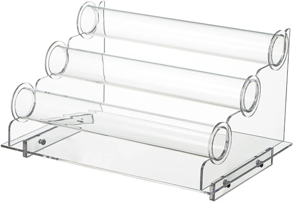 Jewelry Display Stand Bracelet Organizer Watch Rack belt for Home Store Exhibition Smooth Edges Ample Space for Bangles Watches and Rings Healifty Acrylic 
