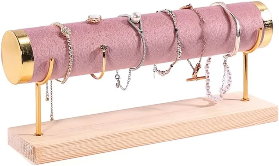 Jewelry Inuit Katherine sunflower chorus liable Rack Hairband Rack Watch Bracelet Display Holder for Jewelry Lover Solid Wood Jewelry Display Stand 