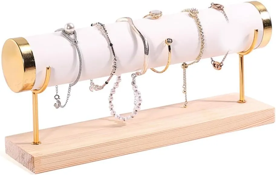 Jewelry Inuit Katherine sunflower chorus liable Rack Hairband Rack Watch Bracelet Display Holder for Jewelry Lover Solid Wood Jewelry Display Stand 