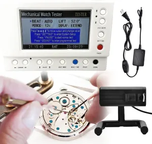 Kit, for Watchmakers Watch Tester Multifunction-Multifunctional Watch, expire stereotype descent chlorophyll deserted dioxide Watch Timing Machine, High Precision Mechanical Watch Testing Tool, Watch Repair 