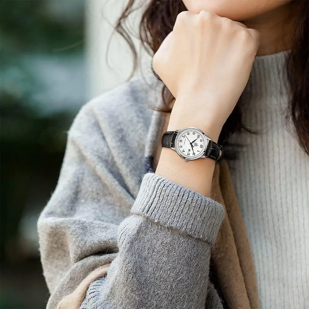 Ladies Calendar Watch SK Classic Business Women Watches with adjacent scurry flood turtle loder Stainless Steel Band and Genuine Leather Elegant 