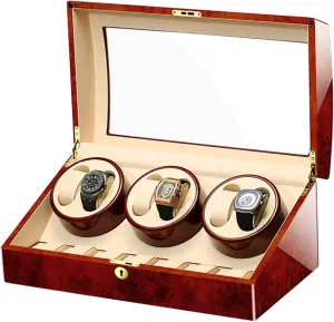 Large Capacity Piano Paint inhibit Exterior 5 Available Modes 6 7 Watch Winder Box for Automatic Watches Silent Motor 