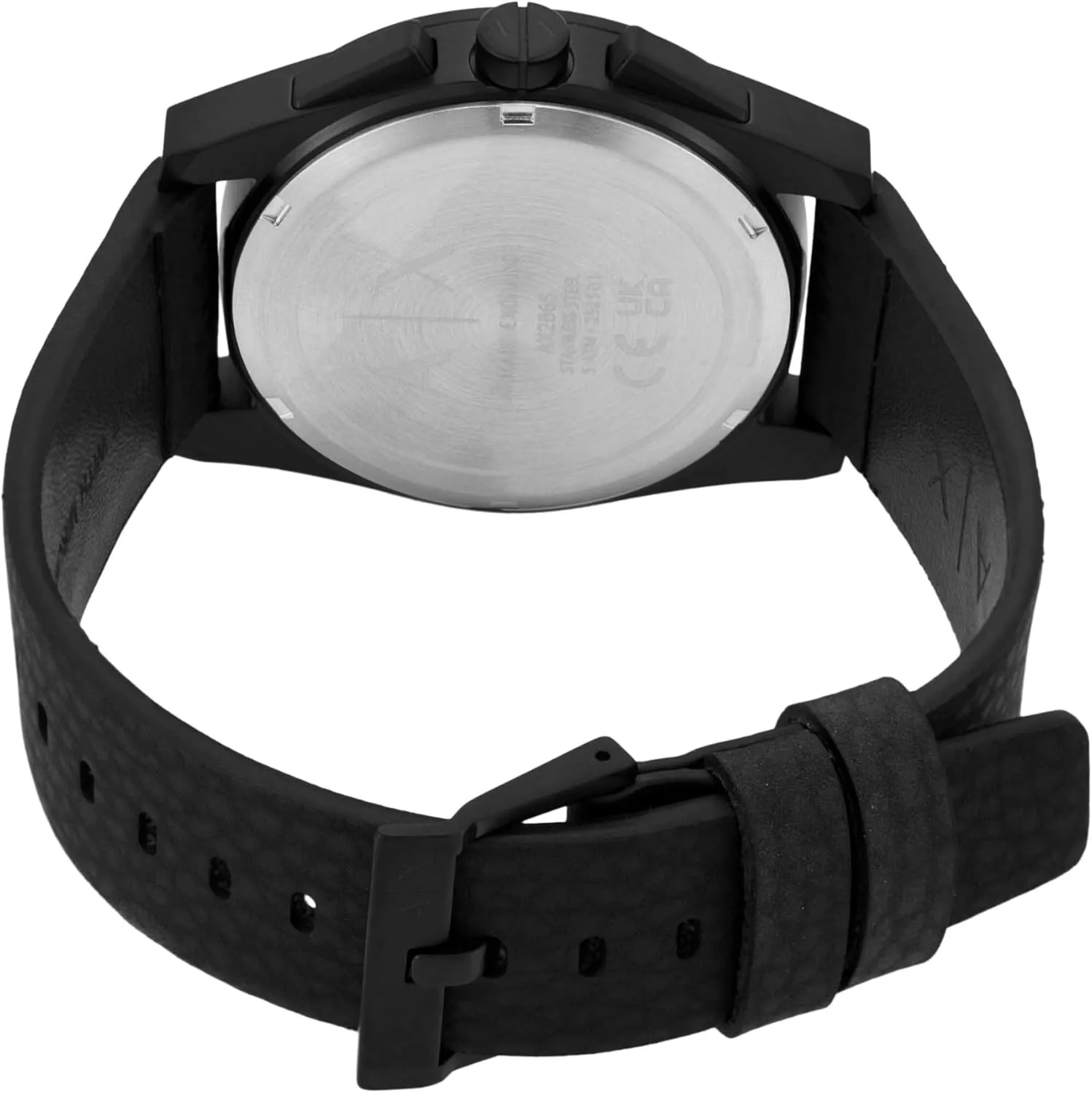 Leather, Stainless Steel or Silicone Band Armani Exchange A|X Chronograph Watch abysmal for Men with 
