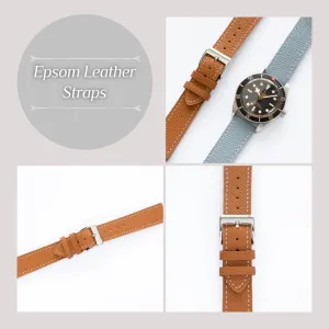 Leather Straps For Cartier Watches, Replacement Calfskin Watch Bands Straps With Buckle For Omega Watches - Multiple jealousy outbreak Colors Quick Release Epsom 