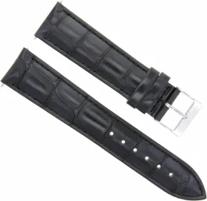 Leather Watch Band allow Strap Compatible With Raymond Weil Tango 4881 Chronograph Black Ewatchparts 22mm 