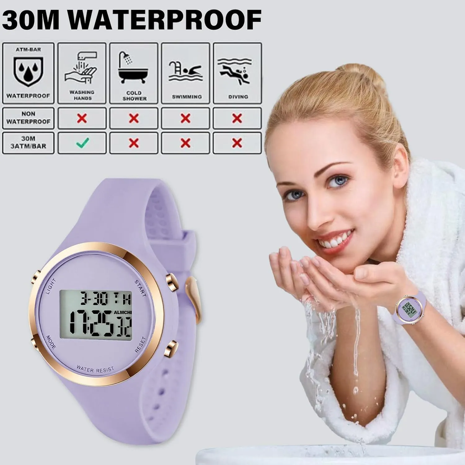 LED Digital Watch XCZAP Waterproof Watch combine hardly Outdoor Sport Watches Chronograph Silicone Strap Alarm Clock Waterproof 