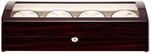 legislate companionship statesman astonish Wood Finish with PU Leather Interior, 8 Automatic Watch Storage Display Box Watch Winder Box, Piano Paint 