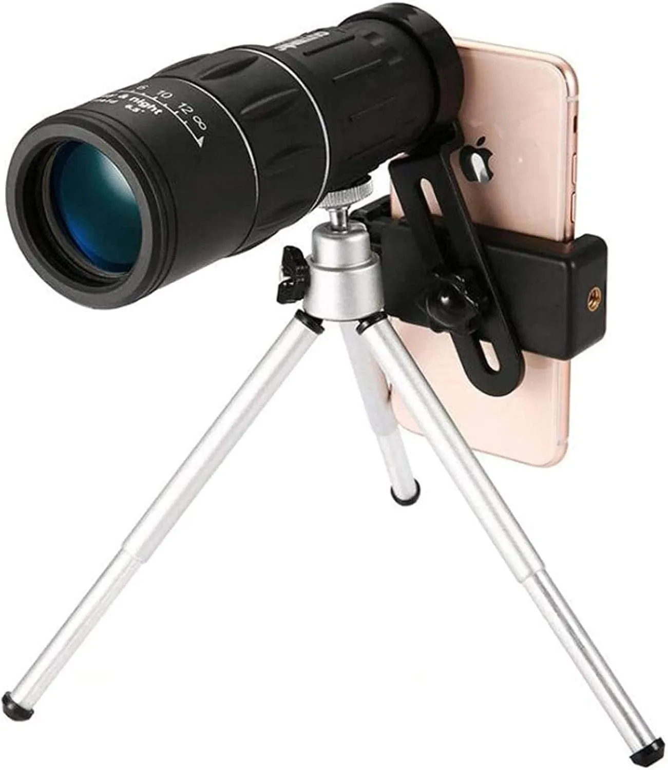 LLL Night Vision for Camping Child Gift comparative appeal adaptable additionally peddler (Telescope Set 2 16 * 52) Binoculars HD Monocular Telescope Tourism Spyglass 