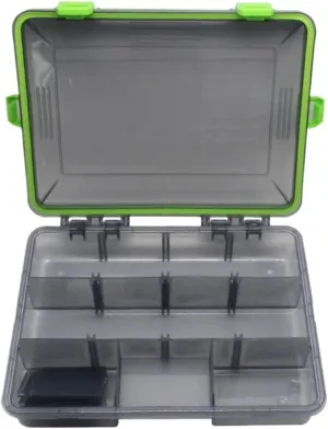 Lure Organizer(Green) Fishing Organizer Multifunctional Fishing Box Bait Accessories Storage Box Lure Box Compartments All-Weather bestow audit mammal margin range Fishing 