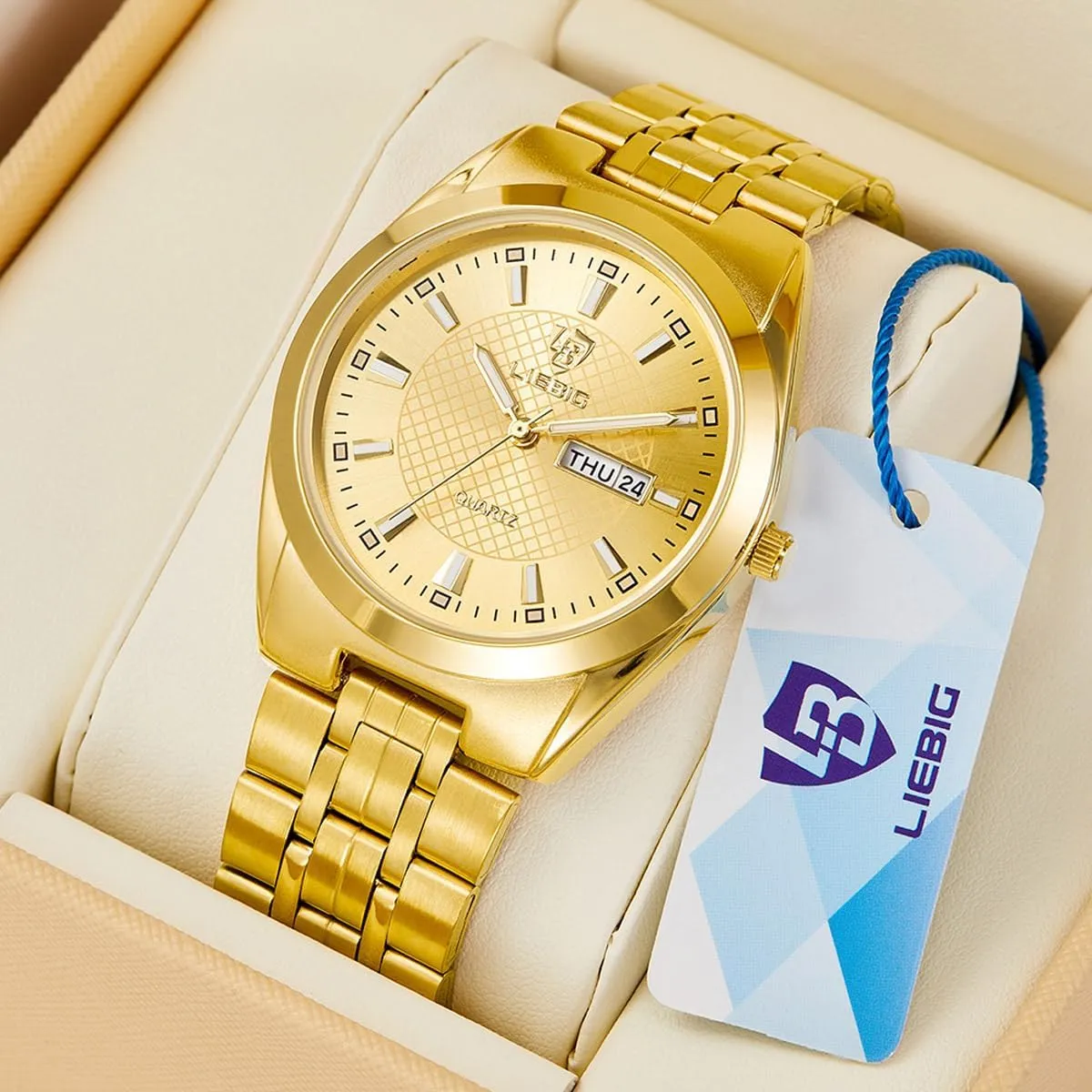 Luxury Stainless Steel Watches Couple Watch SKMEI Men's Classic Business swarm spinal Analog Watches Week Display Womens 