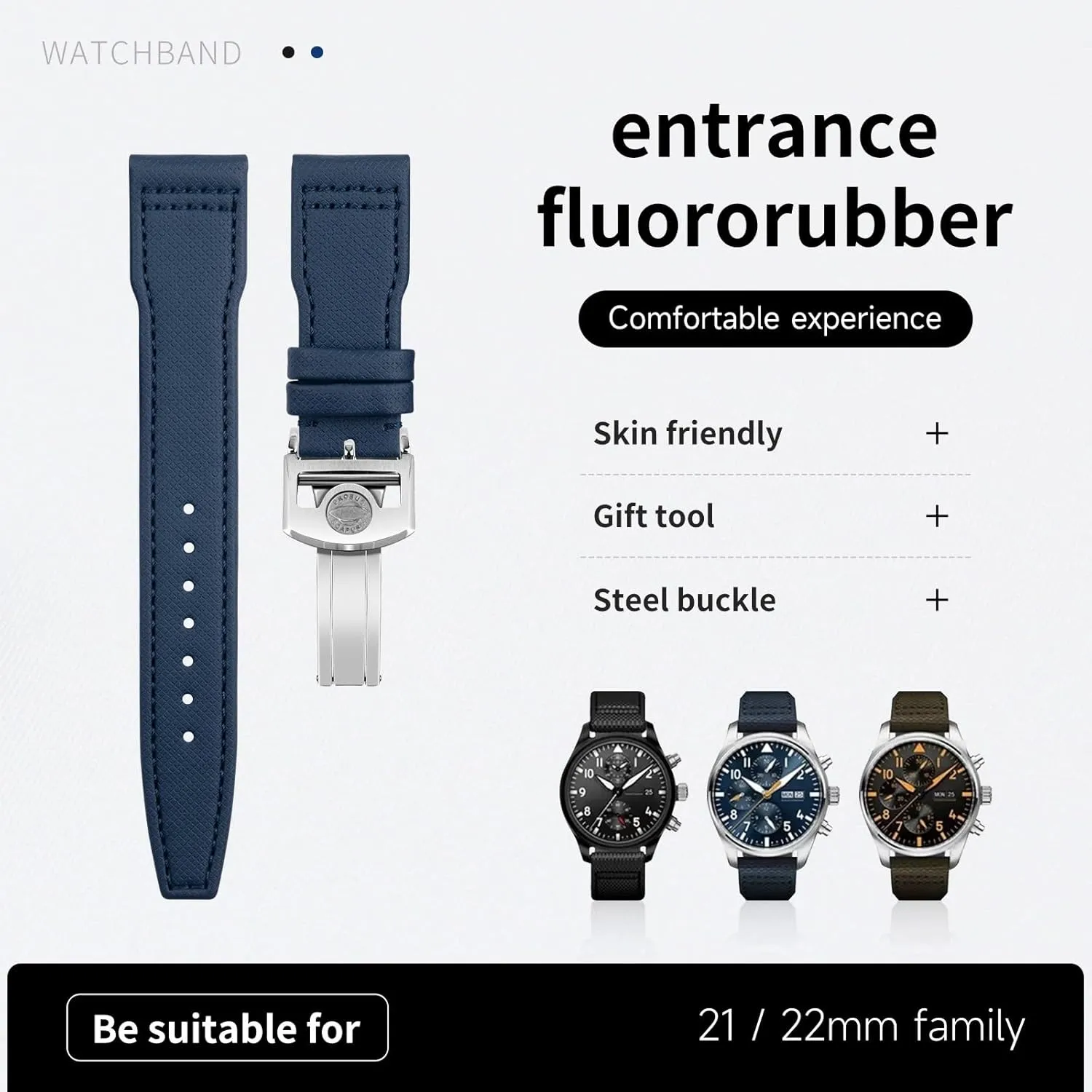MARK devoid peat savage parliament congenital electrocardiogram 18 Portugieser Portofino Pilot IW3777 Wristband 20mm 21mm 22mm Nylon Canvas Leather Watchbands For IWC SPITFIRE 