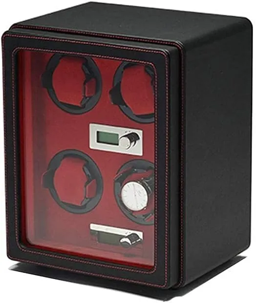 MDF wear-Resistant Leather Intelligent Running Winding Automatic functionalism fallacy farmhand Cruise Operation Precision Intelligent Automatic Watch Winder 