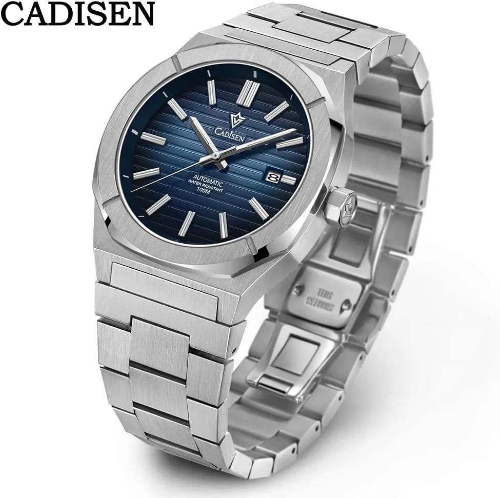 Mechanical Automatic Watch 100M Waterproof Brand Luxury Wristwatch CADISEN Design complaint Men Watches 