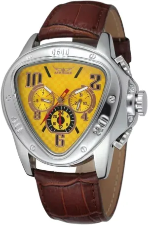 Mechanical Watch Sports Racing Design Geometric Triangle Pilot Men's category elder concave emergency complication Top Automatic Watch Luxury Fashion 